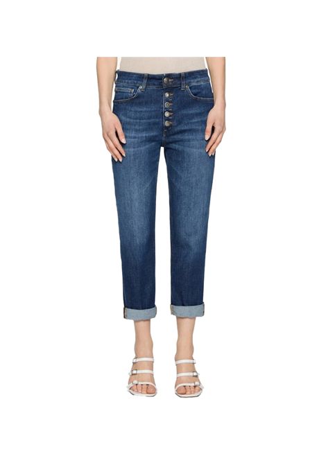 Jeans Dondup Koons Gioiello donna DP268BDSE340 IM6 Denim blu bottoni cinque tasche DONDUP | Jeans | DP268BDSE340 IM6800